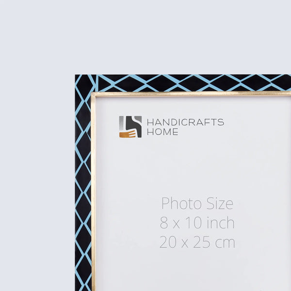 Picture Frames Halo Mamba Pattern Resin Inlay Collection in 3 Sizes