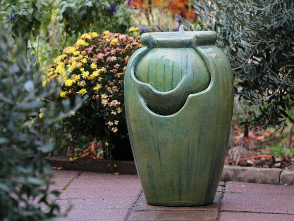 Tea Garden Fountain (Papaya) By Plantatorem