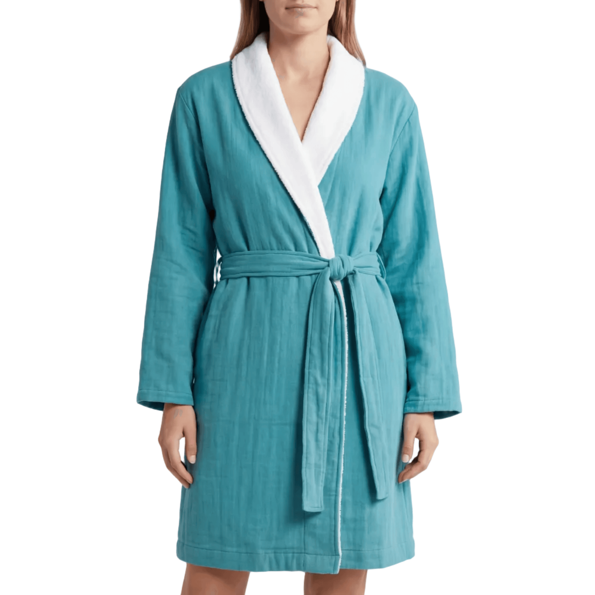 Soluna – Double-Side Muslin/Terry Shawl Robe