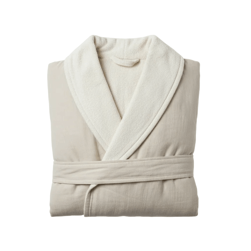 Soluna – Double-Side Muslin/Terry Shawl Robe