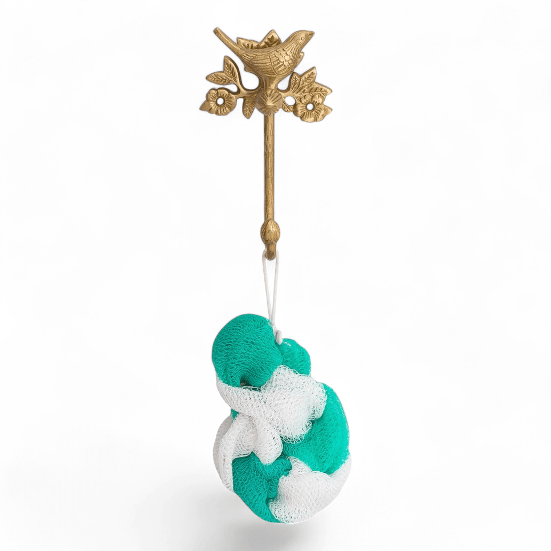 Brass Bird Roll Holder - Brushed/Satin Finish