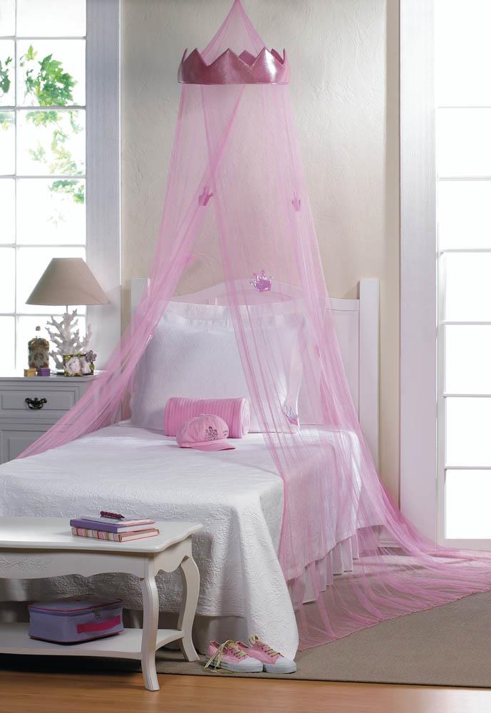 Pink Princess Bed Canopy – Magical Princess Castle Canopy for Kids’ Rooms