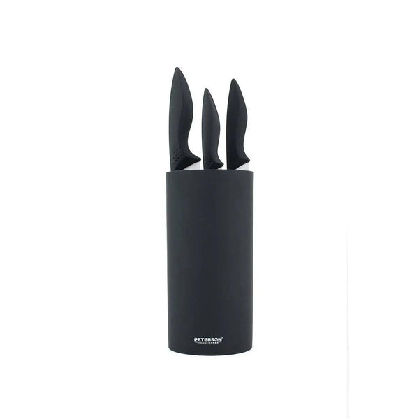 UTILITY KNIFE BLOCK (Round/Black) - Gifts for You 'n Me