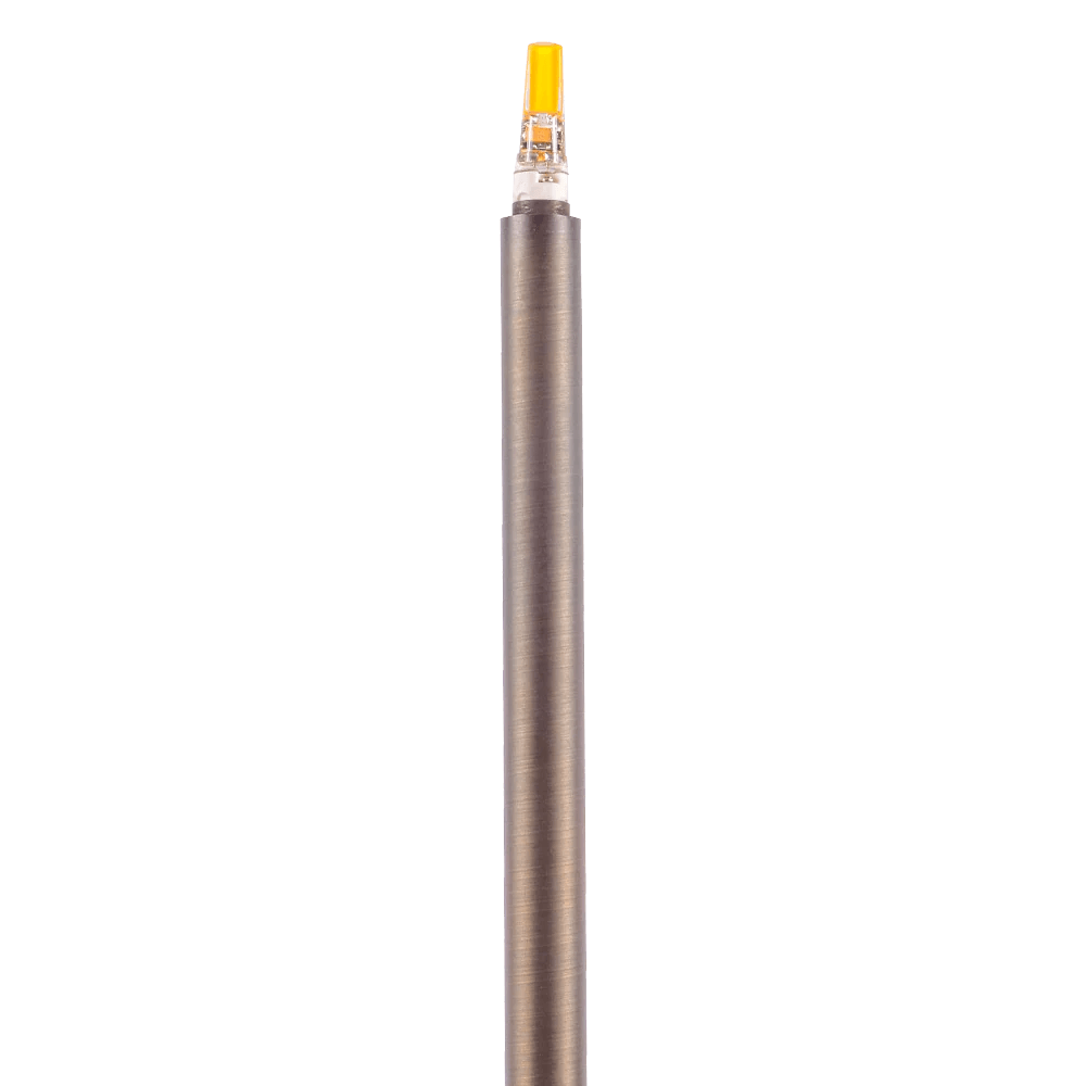 PLB02 Clear Lens Outdoor Garden Pathway Light | 12V Low Voltage Brass Path Light