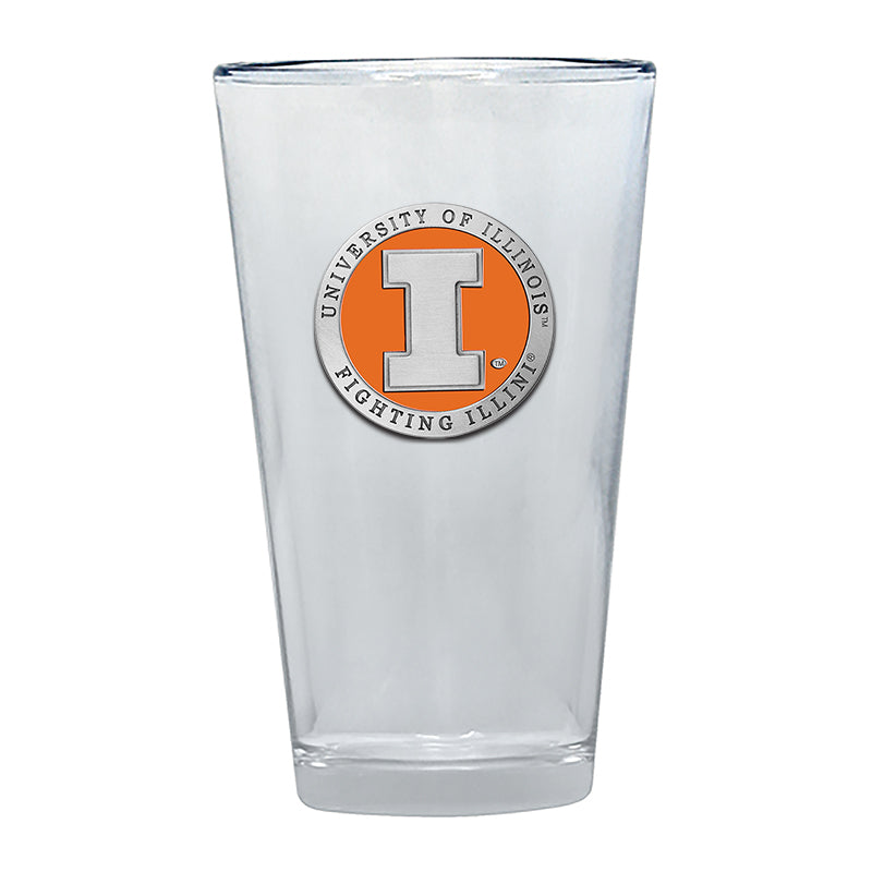 University of Illinois Pint Glass