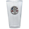Donald Trump w/ Flag Pint Glass