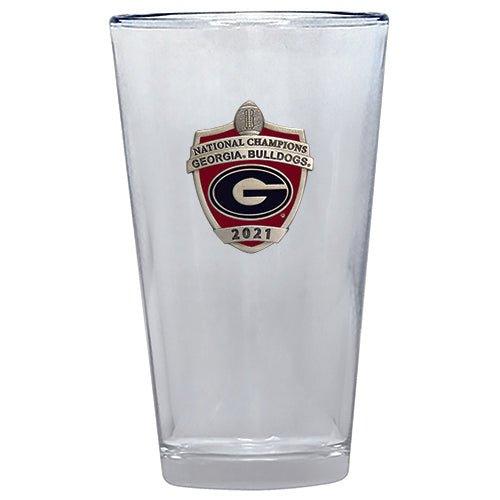 2021 Georgia Football Championship Pint Glass