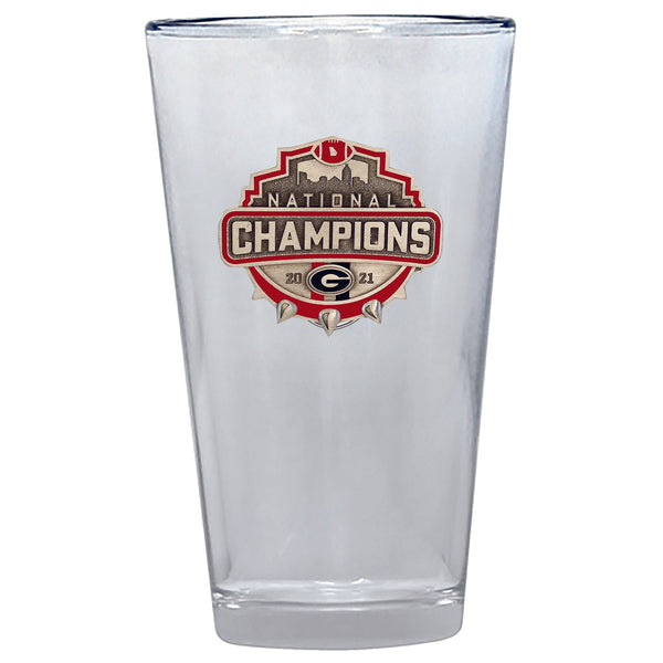2021 Georgia Official Champion Logo Pint Glass