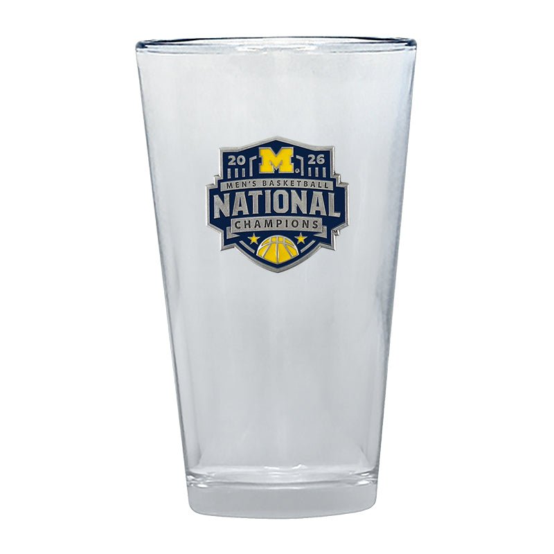 2026 Michigan Basketball Championship Pint Glass, 16 oz