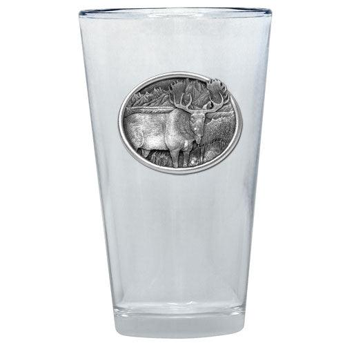 Moose Pint Glass