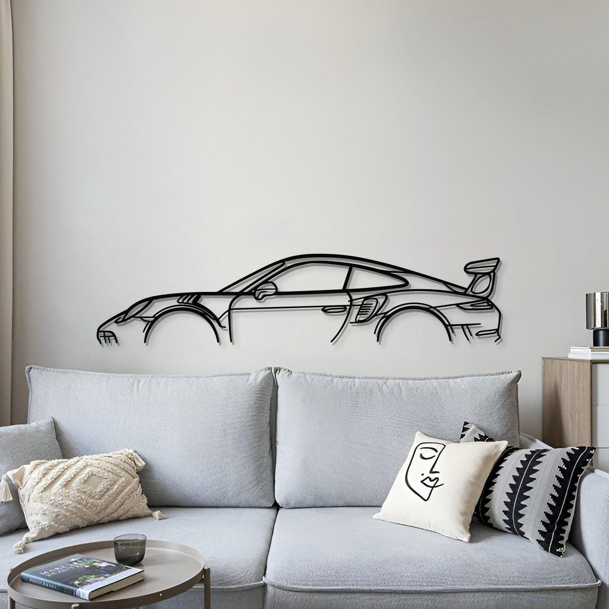 911 GT3 RS Model 991 Metal Car Wall Art - MT0858