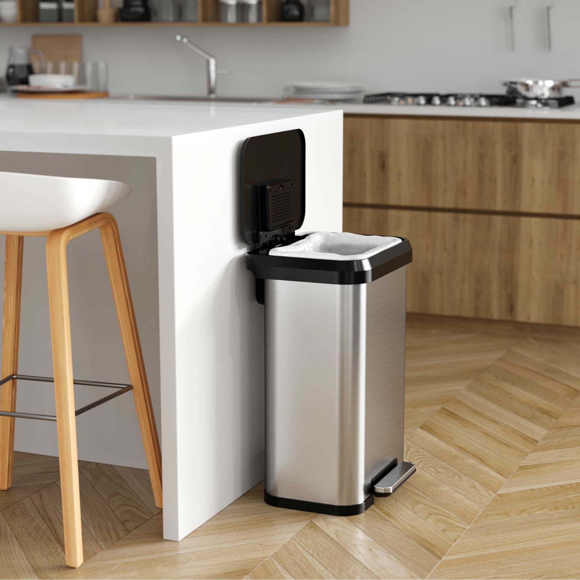 13.2 Gallon / 50 Liter SoftStep EXP Step Pedal Trash Can
