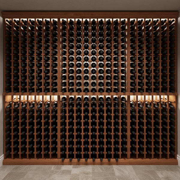 Wine Rack Kit 10 Column Modular Standard Bottle 7ft Racking Storage