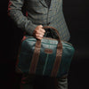 MaheTri Jefferson Briefcase - Green / 14 Inch