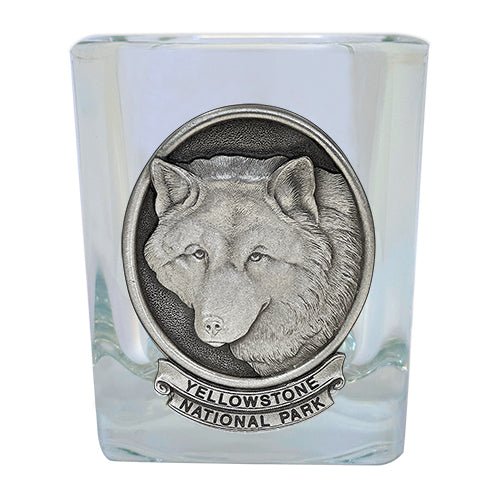 Wolf Yellowstone National Park Prism Rock Glass