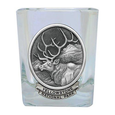 Elk Yellowstone National Park Prism Rock Glass