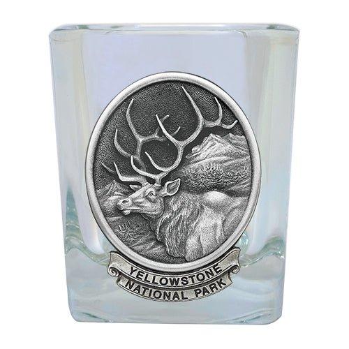 Elk Yellowstone National Park Prism Rock Glass