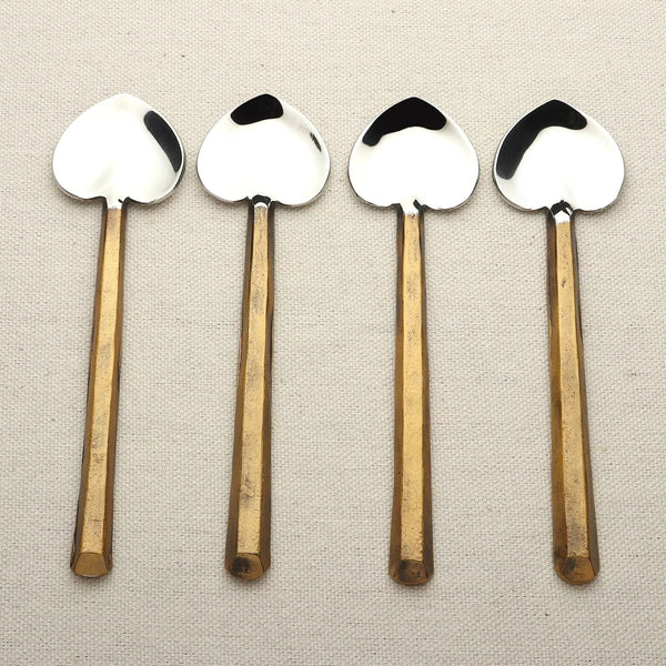 PLATEAU HEART SPOON 4 PC. SET