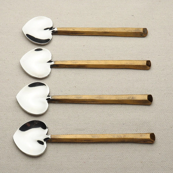 PLATEAU HEART SPOON 4 PC. SET