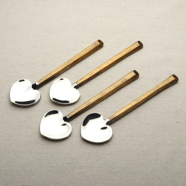 PLATEAU HEART SPOON 4 PC. SET