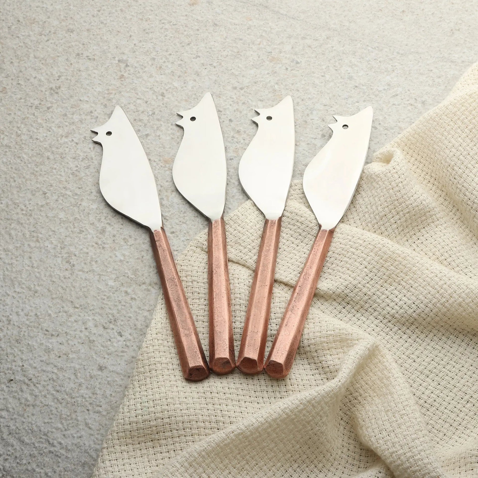 PLATEAU RATONCITO CHEESE SPREADER/KNIFE 4 PC. SET