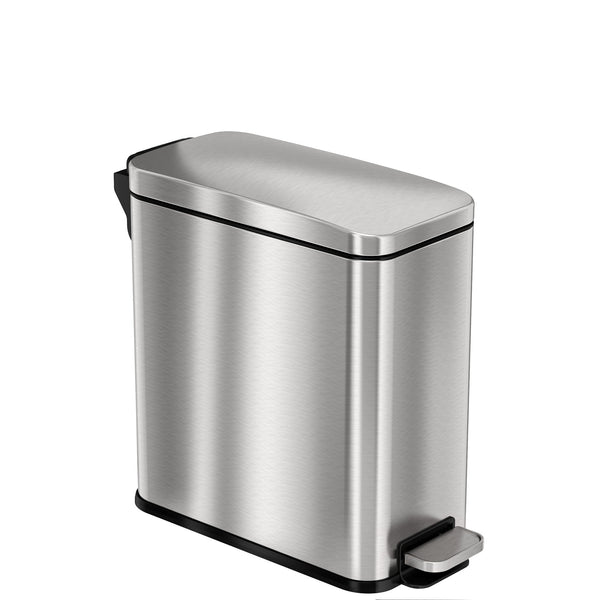 3 Gallon / 11.4 Liter SoftStep Composite Slim Step Pedal Bathroom Trash Can with AbsorbX