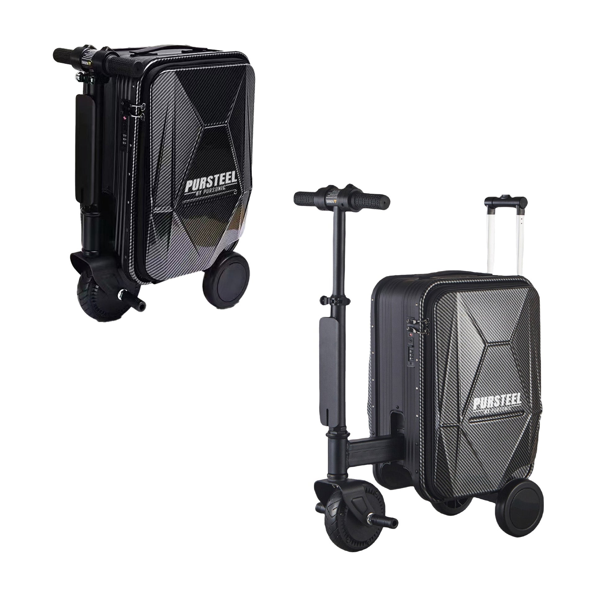 Pursteel Electric Ride-On Luggage – Smart Travel with Speed, Storage & Style