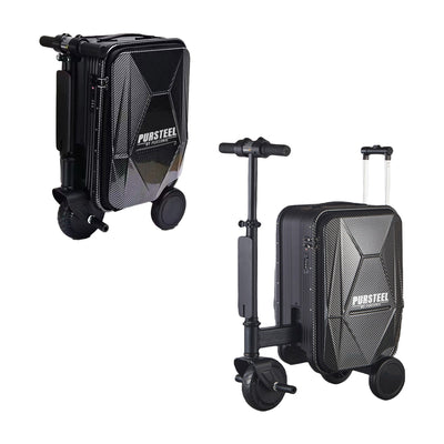 Pursteel Electric Ride-On Luggage – Smart Travel with Speed, Storage & Style