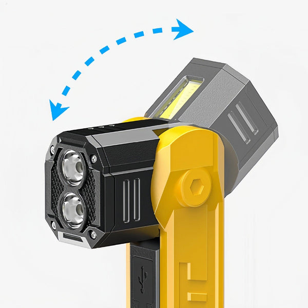 Emergency Prep Bundle: Pursonic 2-in-1 Ultra Bright Flashlight & LED Fast Charging Power Bank
