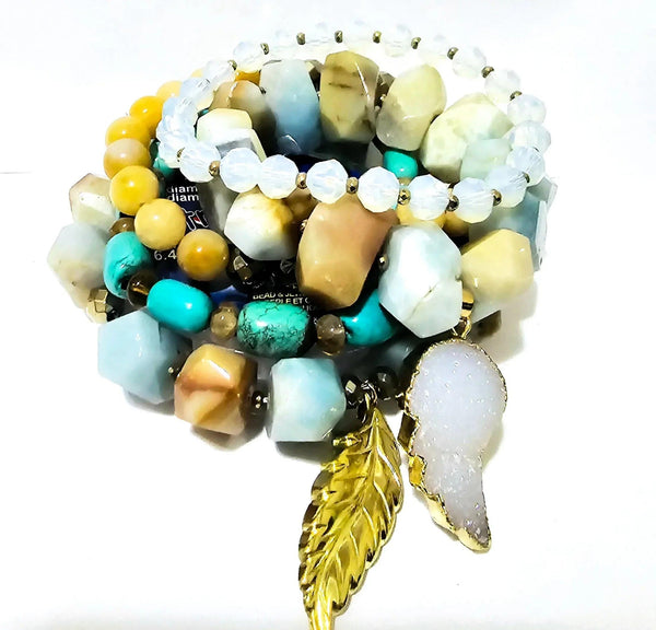 Amazonite Bracelet Set - Gifts for You 'n Me