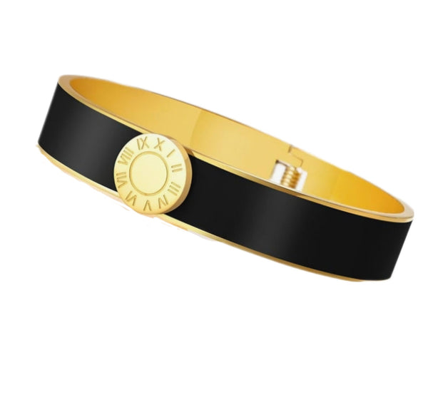 Women's Onyx and Gold Hematite Set