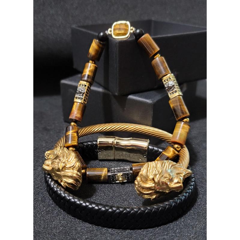 Men's Tiger Tube Bracelet