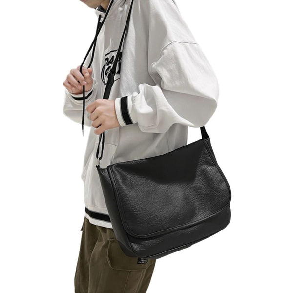 PU Leather Messenger Bag