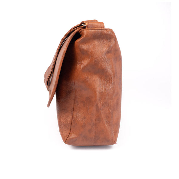 PU Leather Messenger Bag