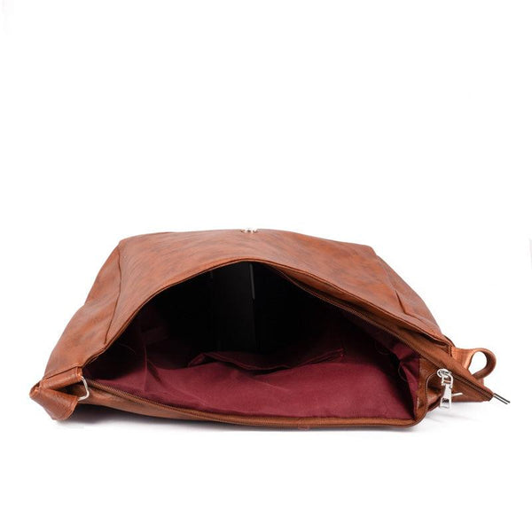 PU Leather Messenger Bag