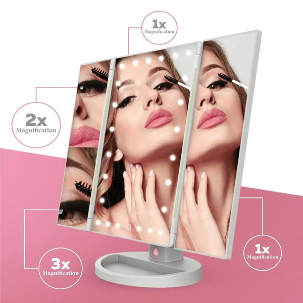 Tri-Fold Vanity Makeup Mirror - Gifts for You 'n Me