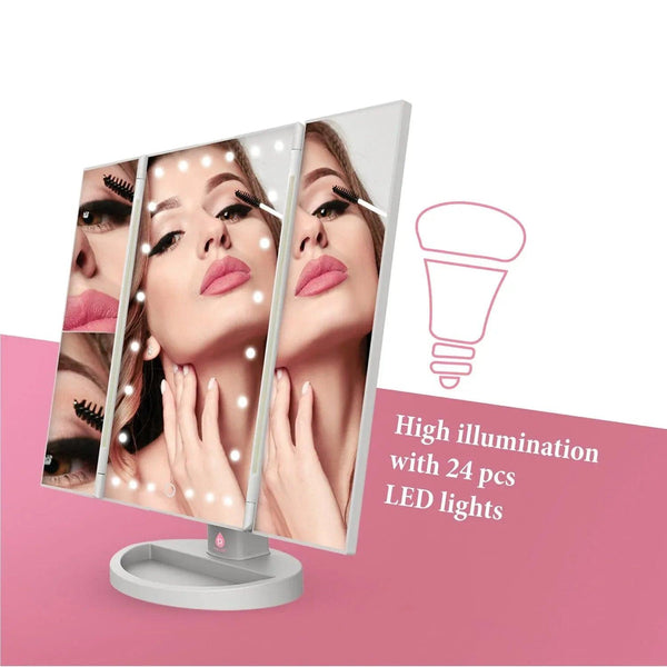 Tri-Fold Vanity Makeup Mirror - Gifts for You 'n Me