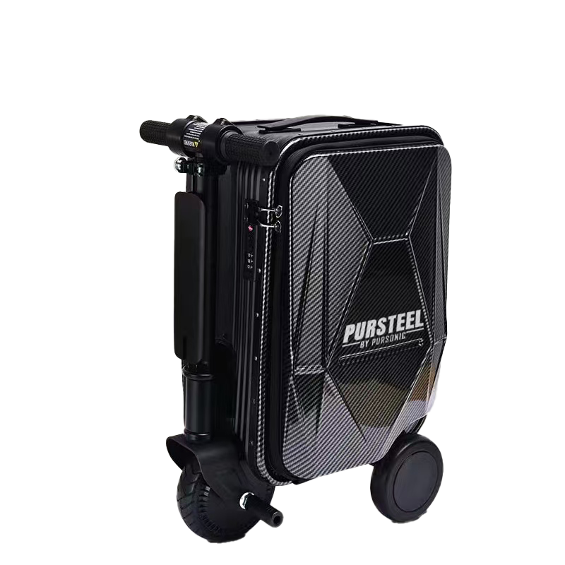 Pursteel Electric Ride-On Luggage – Smart Travel with Speed, Storage & Style
