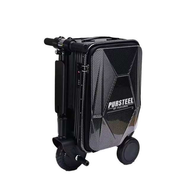 Pursteel Electric Ride-On Luggage – Smart Travel with Speed, Storage & Style