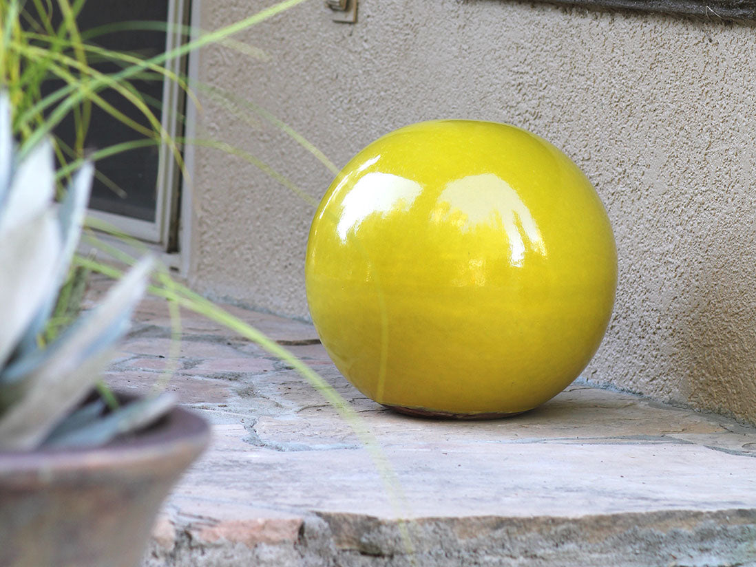 Outdoor Decorative Sphere Glazed By Plantatorem