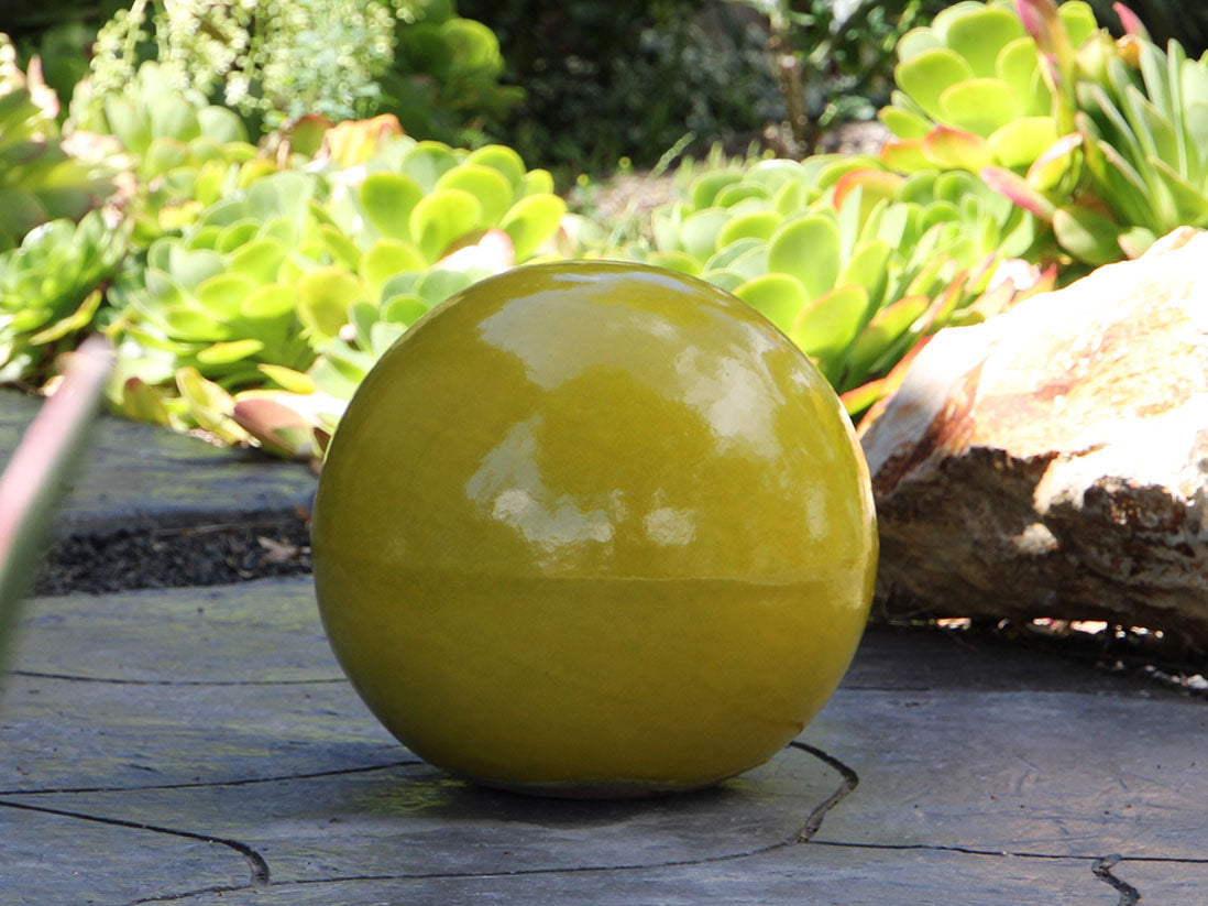 Outdoor Decorative Sphere Glazed By Plantatorem