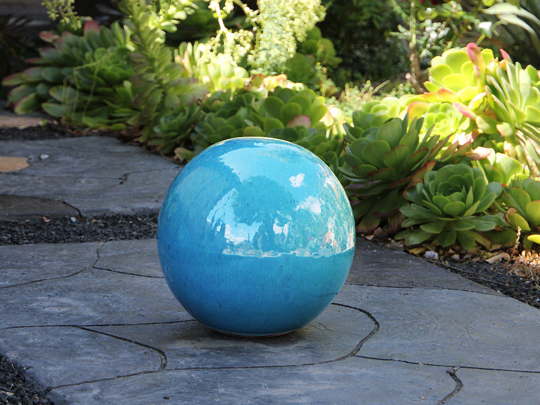 Outdoor Decorative Sphere Glazed By Plantatorem