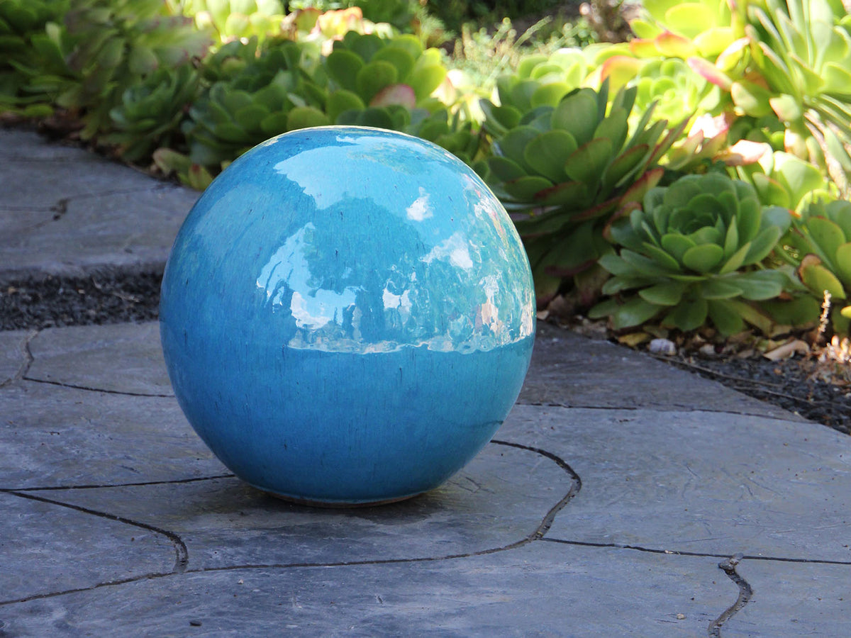 Outdoor Decorative Sphere Glazed By Plantatorem