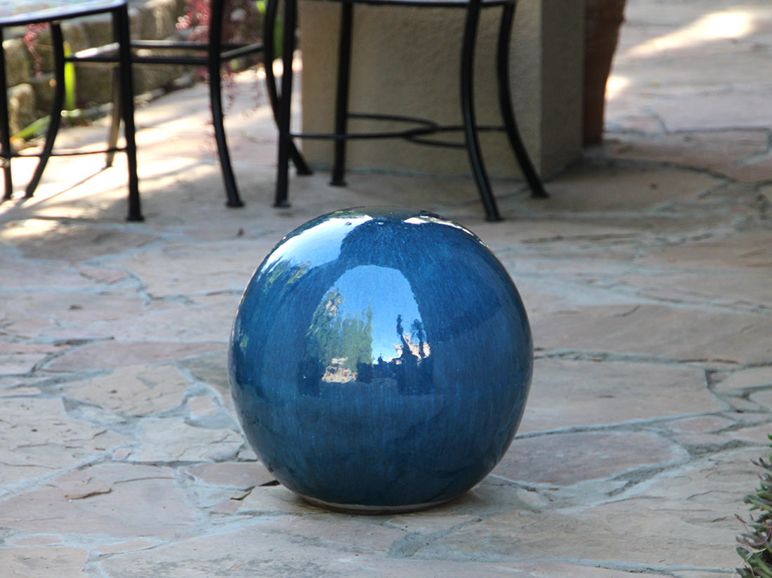 Outdoor Decorative Sphere Glazed By Plantatorem