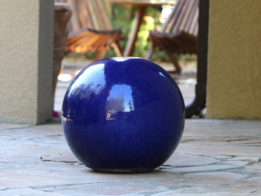 Outdoor Decorative Sphere Glazed By Plantatorem
