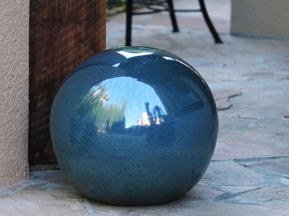Outdoor Decorative Sphere Glazed By Plantatorem
