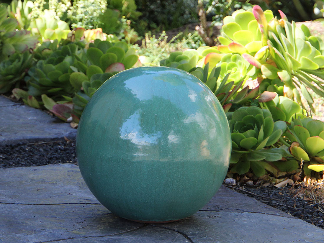 Outdoor Decorative Sphere Glazed By Plantatorem