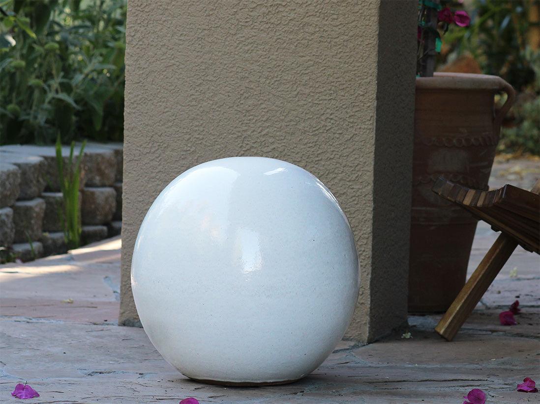 Outdoor Decorative Sphere Glazed By Plantatorem