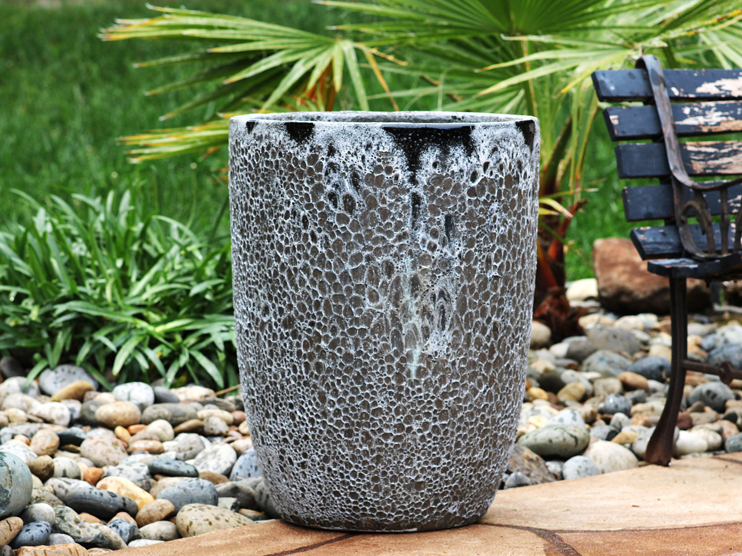 Tall Milano Cone Planter - (Coral) By Plantatorem