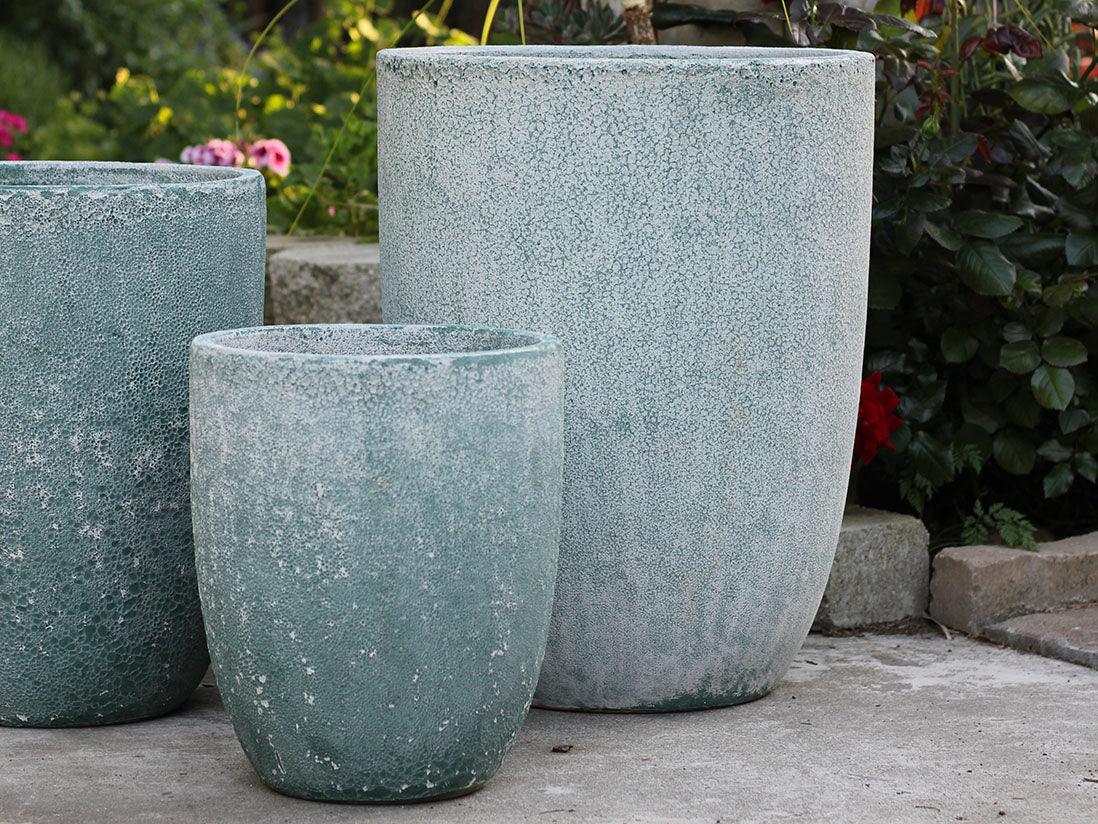 Tall Milano Cone Planters - (Coral) By Plantatorem